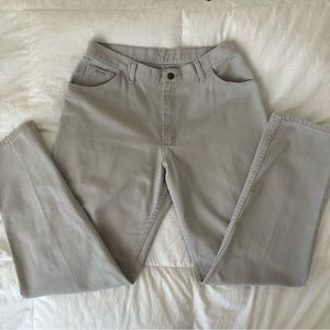 Vintage 90s Wrangler light grey high-waist long jeans- see measurements